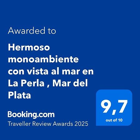 Hermoso Monoambiente Con Vista Al Mar En La Perla , Mar Del Plata Eksteriør bilde